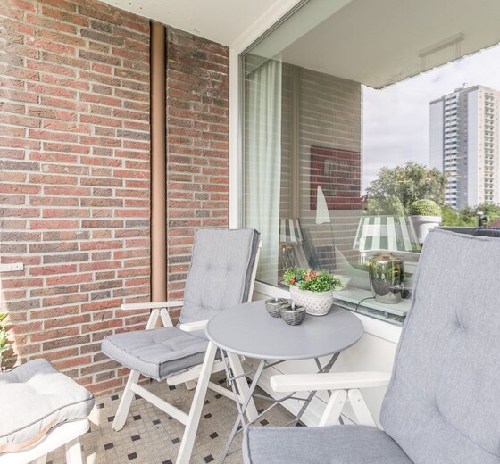 Balkon mit Sitzgelegenheit-Nordseekante Whg. 503, App. Fiete - Ferienhaus / Ferienwohnung Büsum -  8