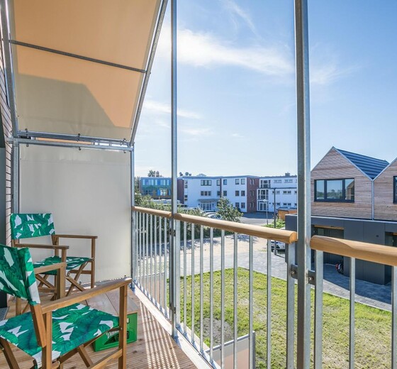 Balkon-"Beach House 4, Strandkoje 4.3" - Ferienhaus / Ferienwohnung Büsum -  10