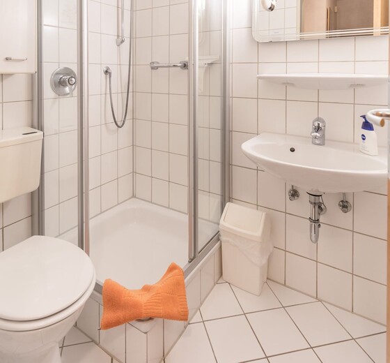 Badezimmer seitlich-Am Altenhof Whg. 3 - Ferienhaus / Ferienwohnung Büsum -  12