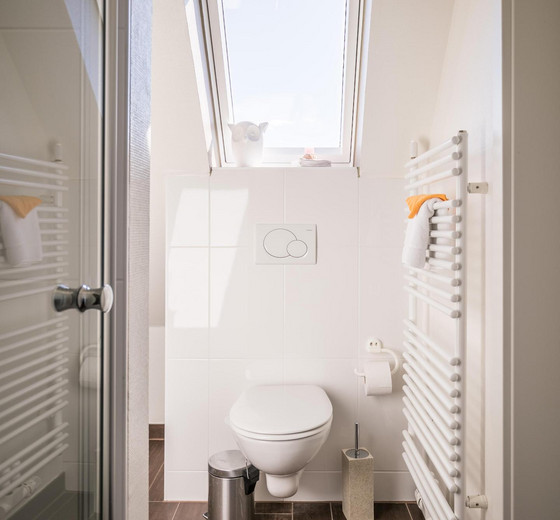 Badezimmer mit Toilette-Appartementhaus Meeresbucht Whg. 11 - Ferienhaus / Ferienwohnung Büsum -  25