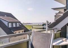 Meerblick vom Balkon-Str.Resid.-Rosengarten, Watt`n Blick, Whg. 308- Ferienhaus / Ferienwohnung Büsum - 4