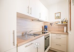Blick in die Küche-Hochhaus Whg. 184 - Ferienhaus / Ferienwohnung Büsum - 5