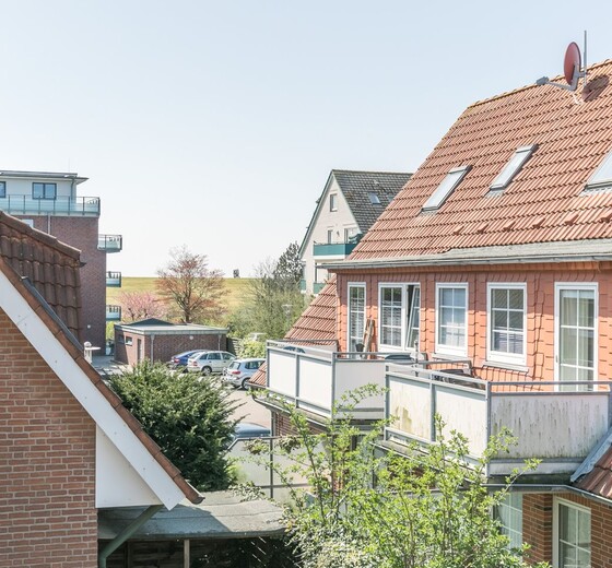 Blick vom Balkon-Diekkieker - Ferienhaus / Ferienwohnung Büsum -  17