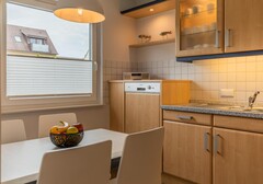 Blick in die Küche-Pier 33 - Ferienhaus / Ferienwohnung Büsum - 5
