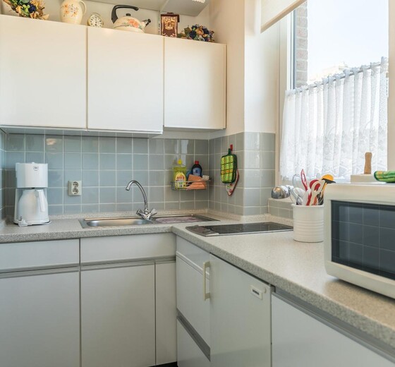 Blick in die Küche-Nordseekante, Whg. 405 - Ferienhaus / Ferienwohnung Büsum -  7