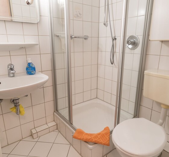 Dusche im Badezimmer-Am Altenhof Whg. 4 - Ferienhaus / Ferienwohnung Büsum -  11